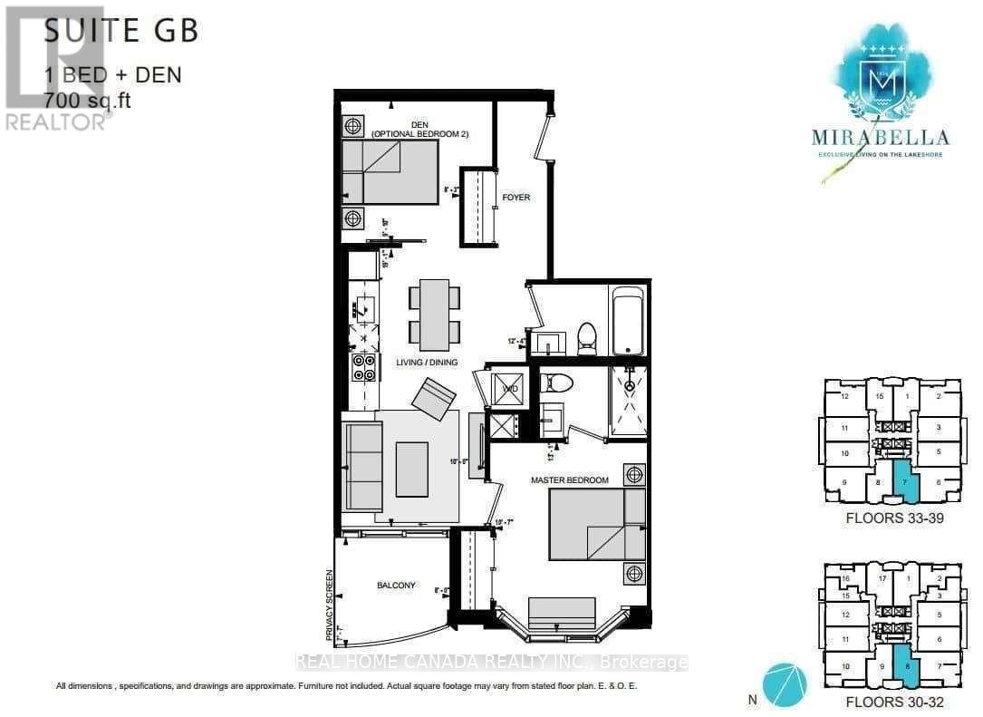 3208 - 1926 Lake Shore Boulevard W, Toronto, Ontario  M6S 1A2 - Photo 27 - W12658086