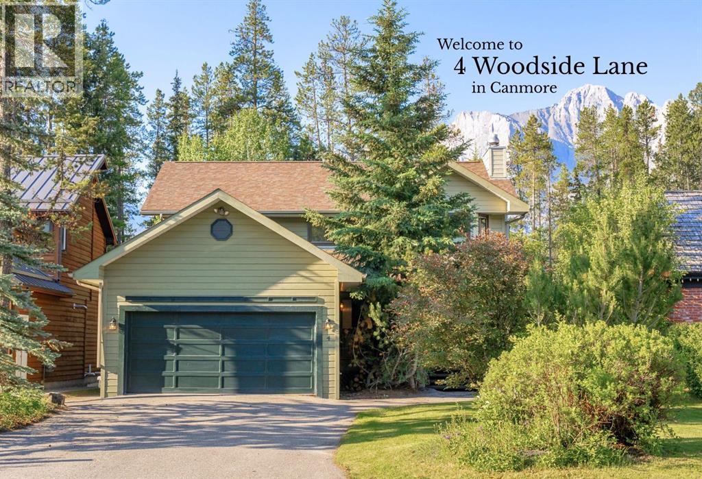 4 Woodside Lane, Canmore, Alberta  T1W 1T1 - Photo 1 - A2276183
