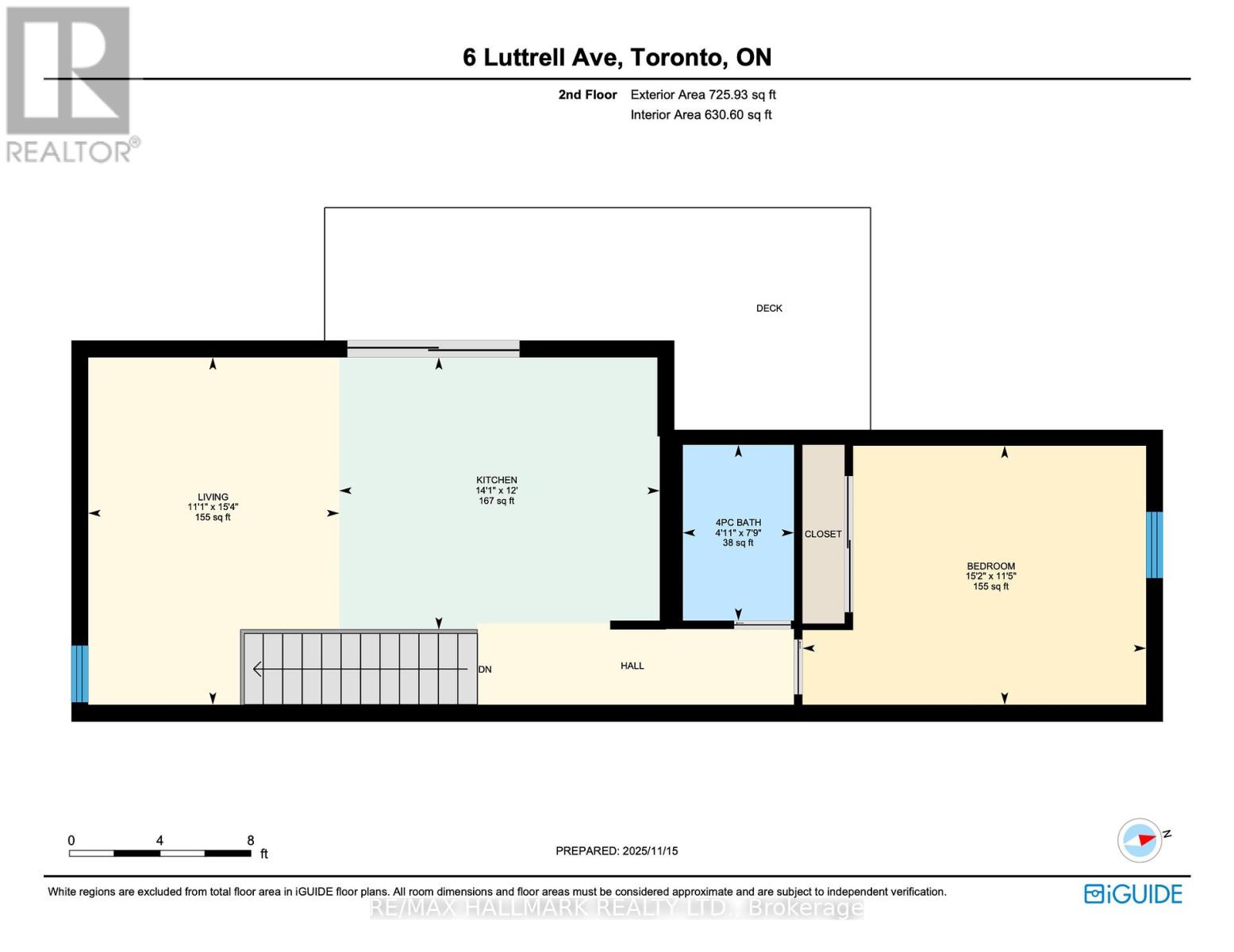 2nd Floor - 6 Luttrell Avenue, Toronto, Ontario  M4C 5E3 - Photo 20 - E12663270