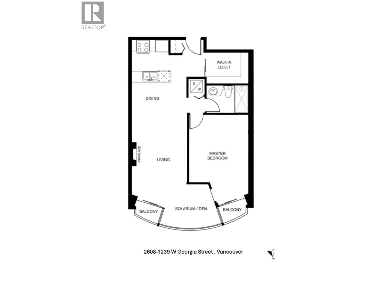 2608 1239 W Georgia Street, Vancouver, British Columbia  V6E 4R8 - Photo 23 - R3075846