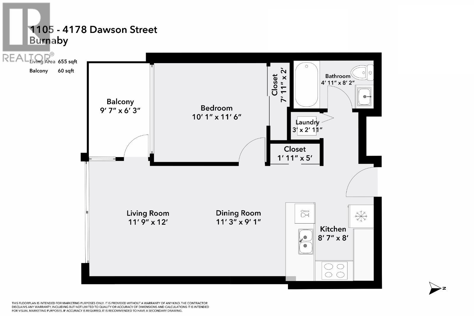 1105 4178 Dawson Street, Burnaby, British Columbia  V5C 0A1 - Photo 30 - R3075898