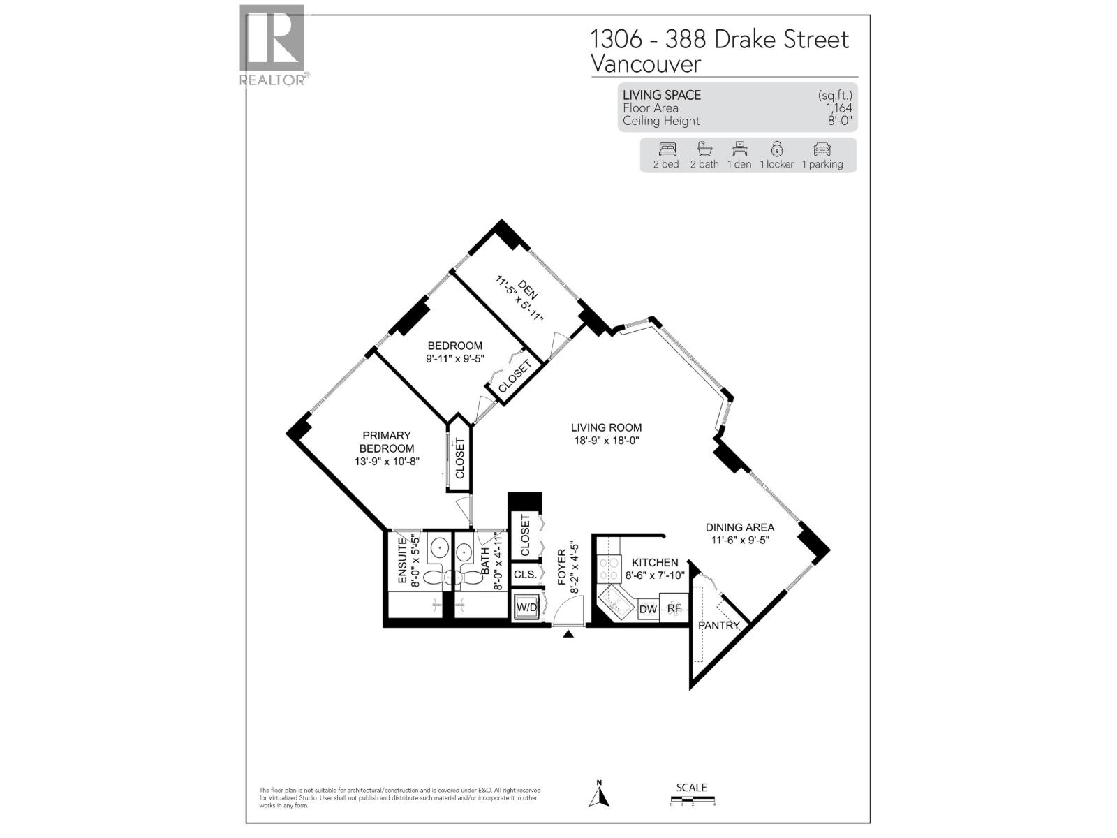 1306 388 Drake Street, Vancouver, British Columbia  V6B 6A8 - Photo 26 - R3075615