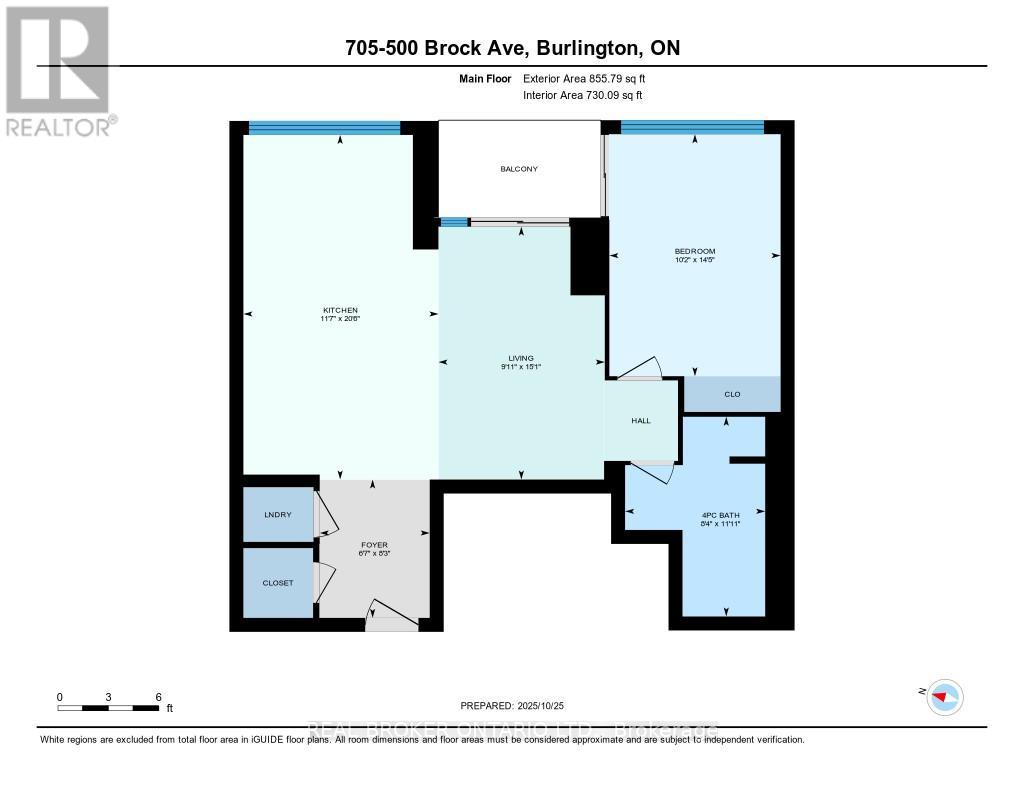 705 - 500 Brock Avenue, Burlington, Ontario  L7S 0A5 - Photo 48 - W12575526