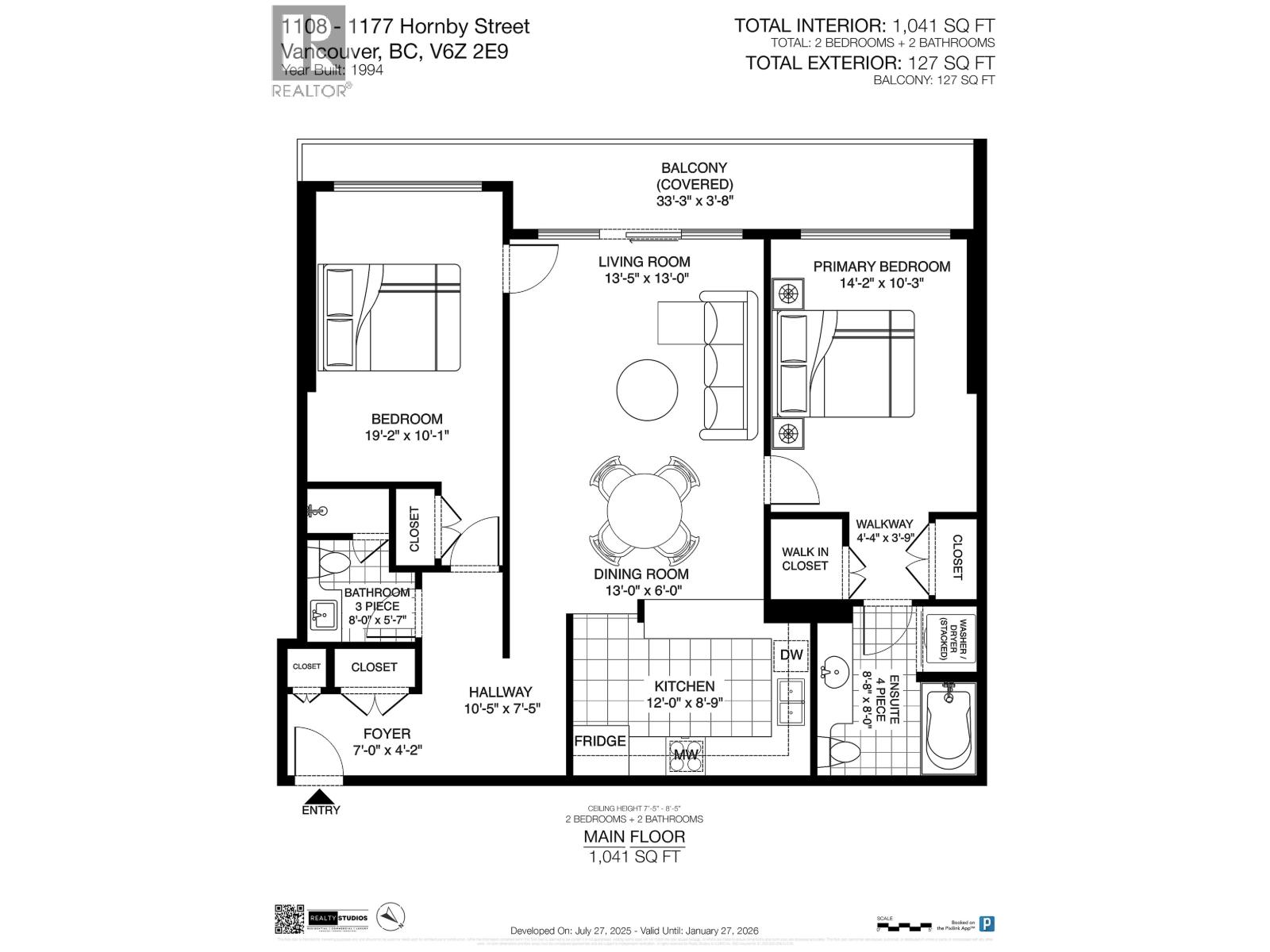 1108 1177 Hornby Street, Vancouver, British Columbia  V6Z 2E9 - Photo 28 - R3076344