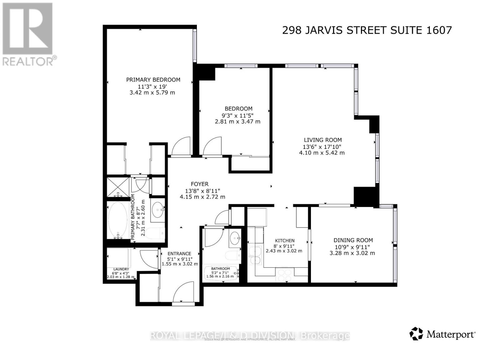 1607 - 298 JARVIS STREET, Toronto, Ontario