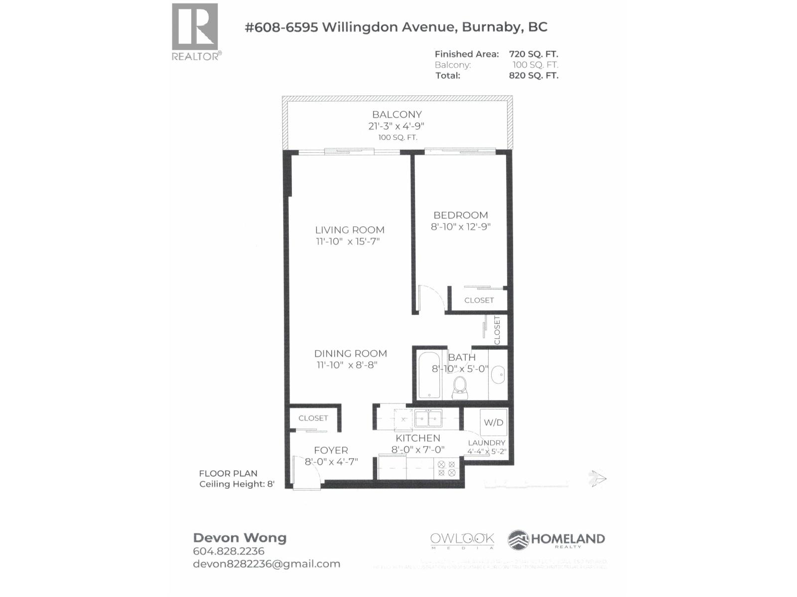 608 6595 Willingdon Avenue, Burnaby, British Columbia  V5H 4E5 - Photo 19 - R3076774