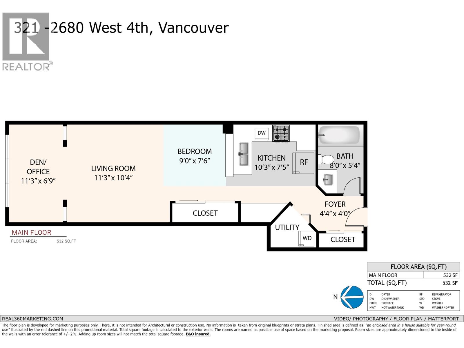 321 2680 W 4th Avenue, Vancouver, British Columbia  V6K 4S3 - Photo 1 - R3076264