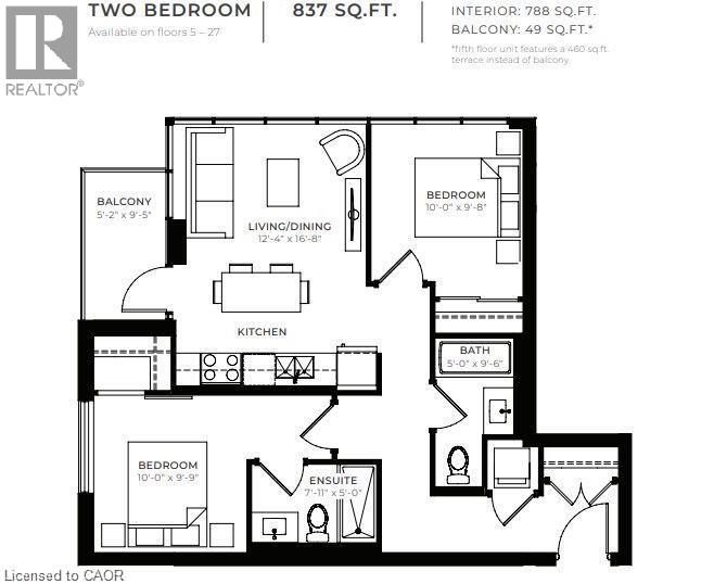 108 Garment Street Unit# 708, Kitchener, Ontario  N2G 3B2 - Photo 3 - 40796897