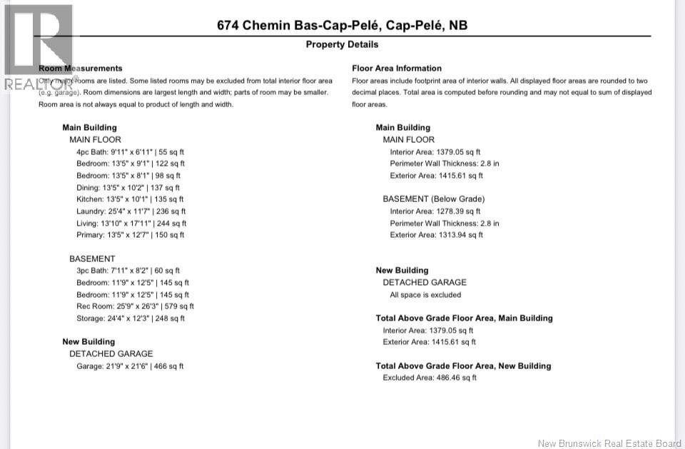 674 Chemin Bas Cap-Pelé, Cap-Pelé, New Brunswick  E4N 1J5 - Photo 31 - NB131836