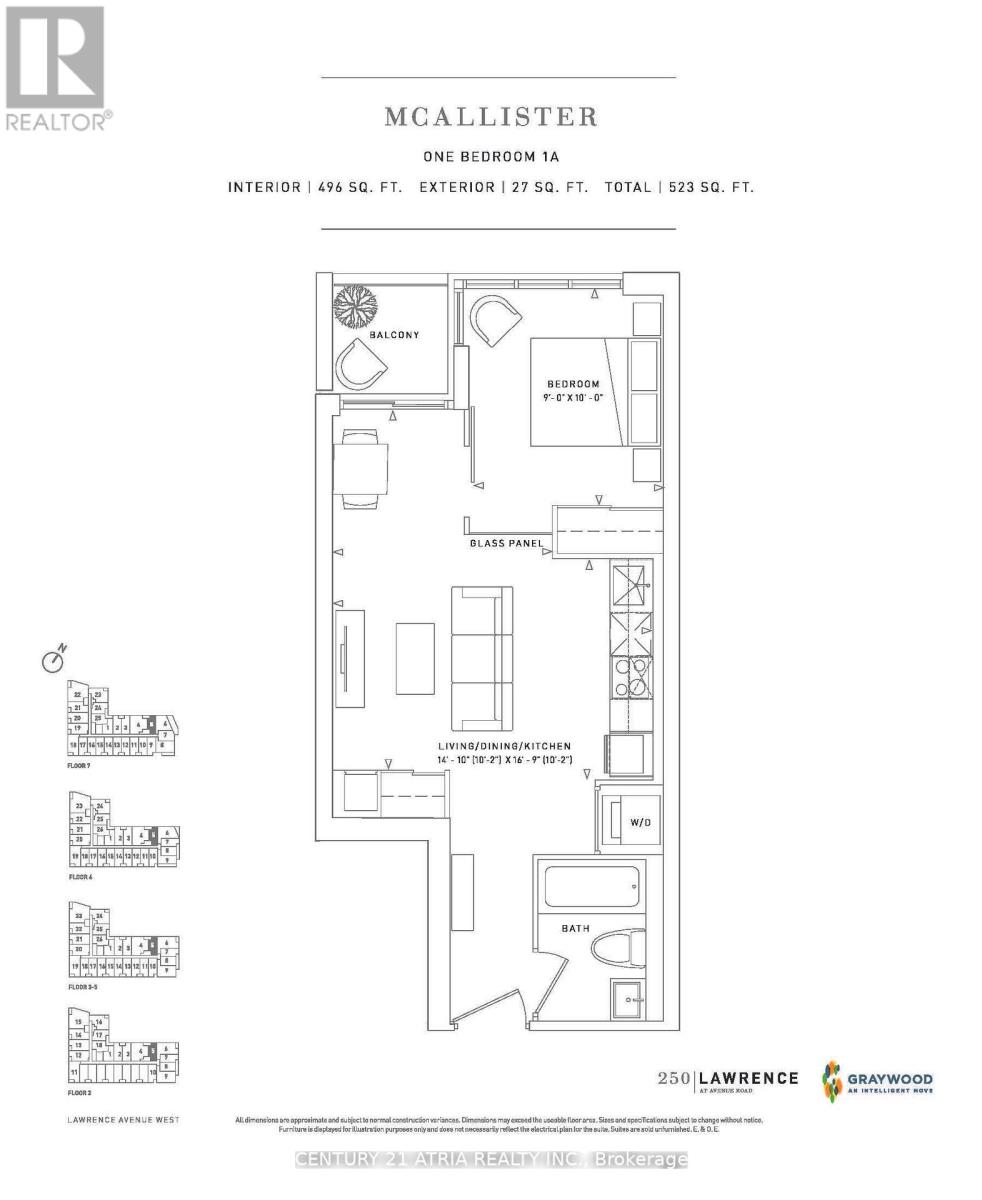 605 - 250 Lawrence Avenue W, Toronto, Ontario  M5M 1B1 - Photo 6 - C12675666