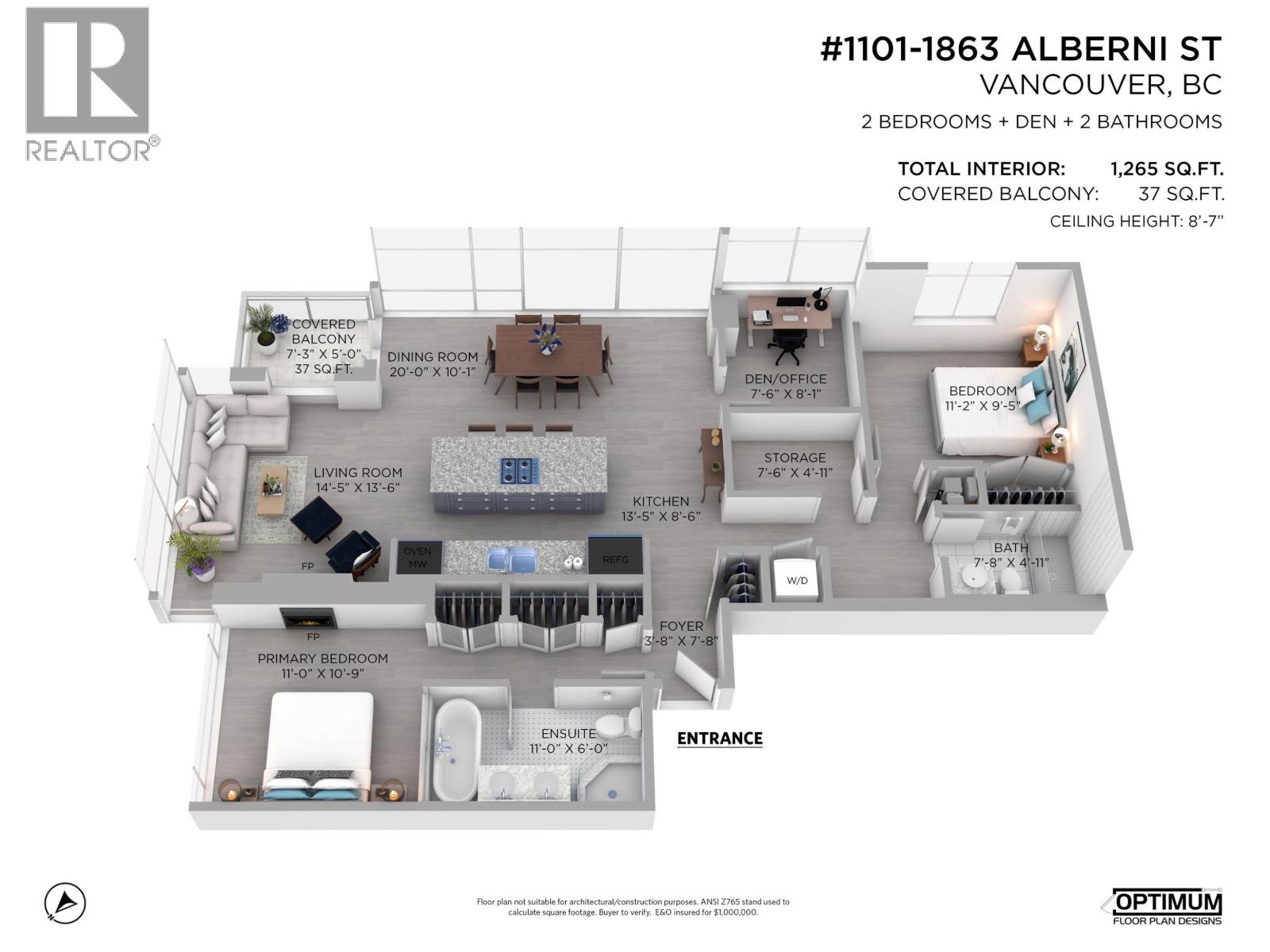 1101 1863 Alberni Street, Vancouver, British Columbia  V6G 3H8 - Photo 30 - R3077387