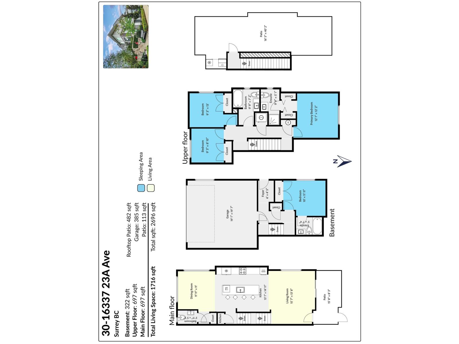 30 16337 23a Avenue, Surrey, British Columbia V3Z 0S3 - Photo 3 - R3077641