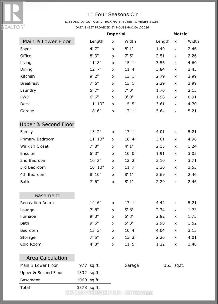 11 Four Seasons Circle, Brampton, Ontario  L7A 2A8 - Photo 21 - W12657800