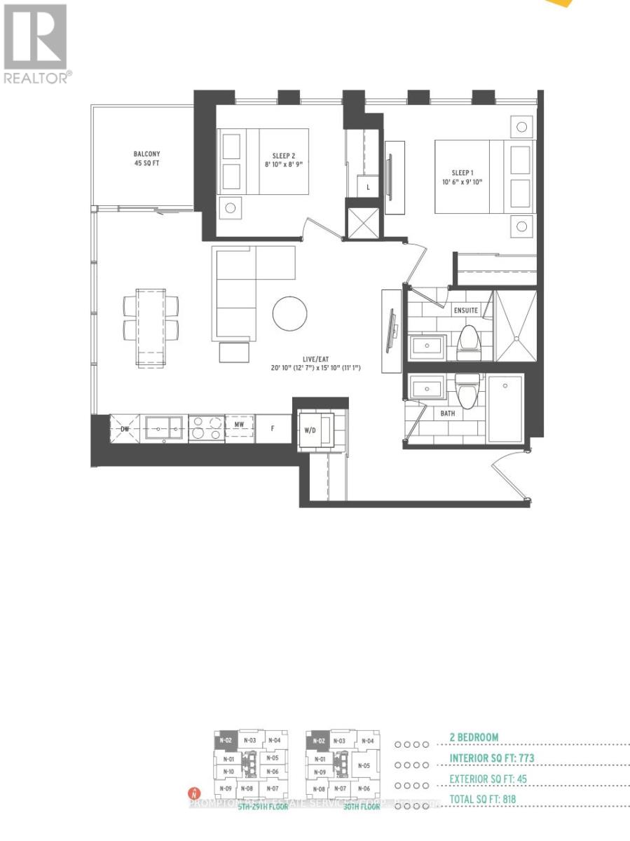 2902 - 6 Sonic Way, Toronto, Ontario  M3C 0P1 - Photo 23 - C12681324