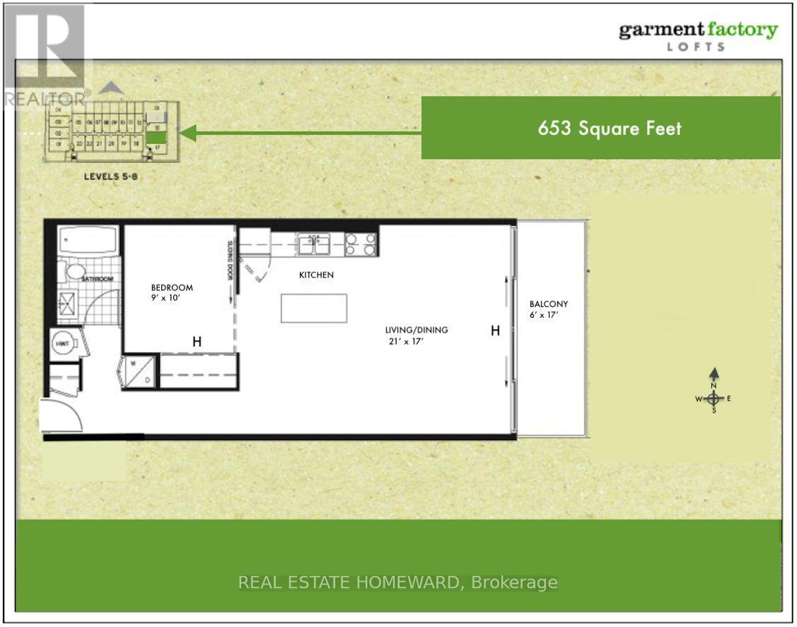 815 - 233 Carlaw Avenue, Toronto, Ontario  M4M 3N6 - Photo 25 - E12681292