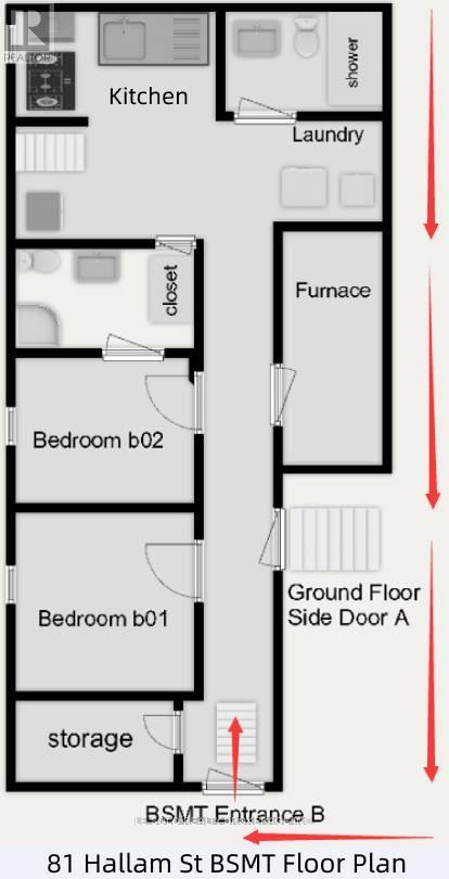 Bsmt Room B01 - 81 Hallam Street, Toronto, Ontario  M6H 1W7 - Photo 11 - W12679184