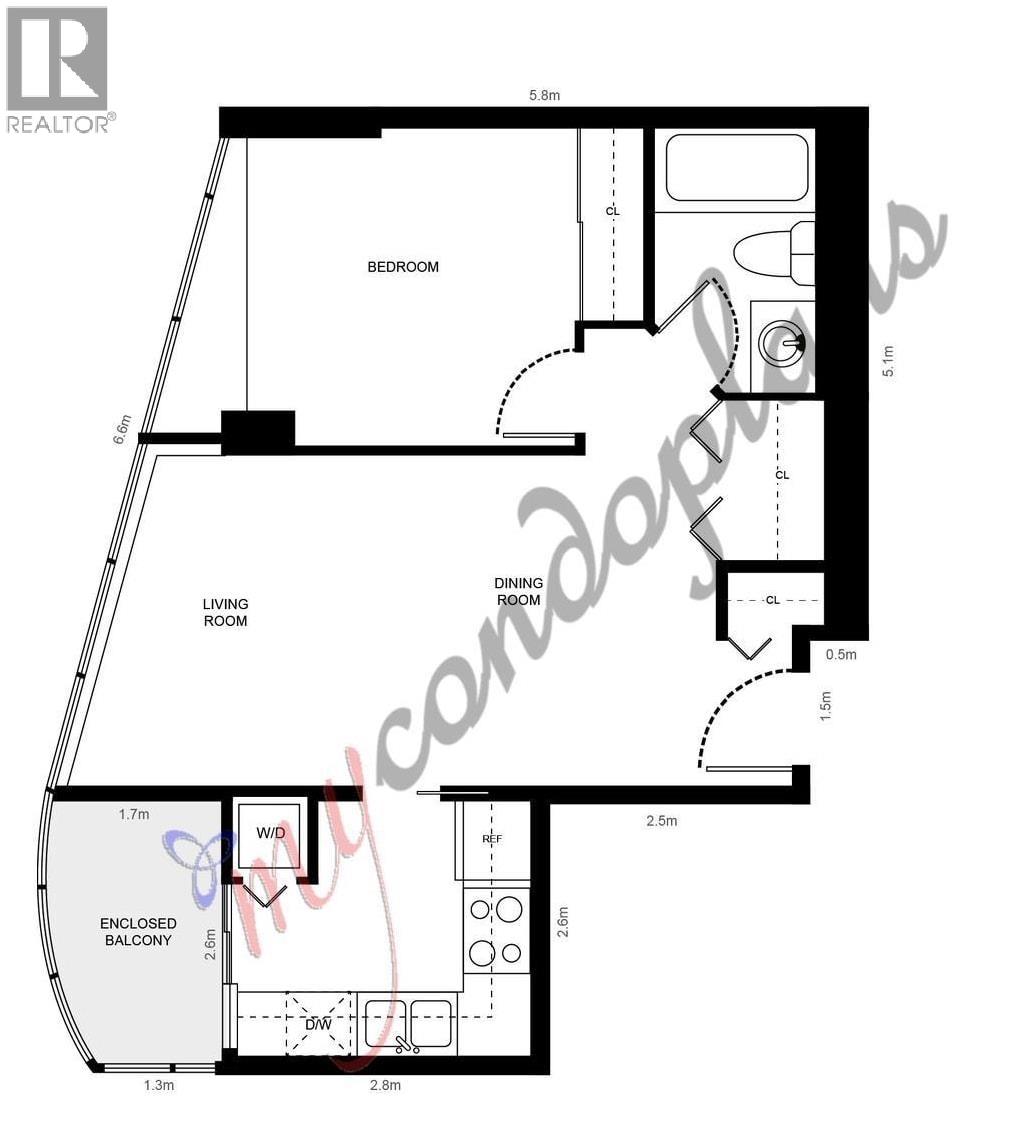 805 1166 Melville Street, Vancouver, British Columbia  V6E 4P5 - Photo 14 - R3077874