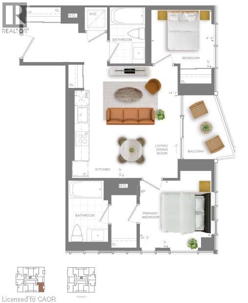 25 Wellington Street S Unit# 3112, Kitchener, Ontario  N2G 0G5 - Photo 4 - 40797644