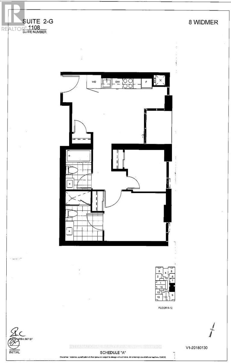 1108 - 8 Widmer Street, Toronto, Ontario  M5V 2E7 - Photo 15 - C12687160