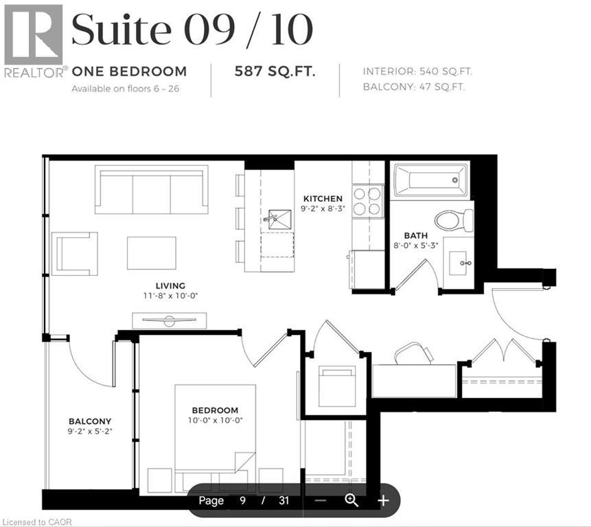 108 Garment Street Unit# 1309, Kitchener, Ontario  N2G 0E2 - Photo 2 - 40785649