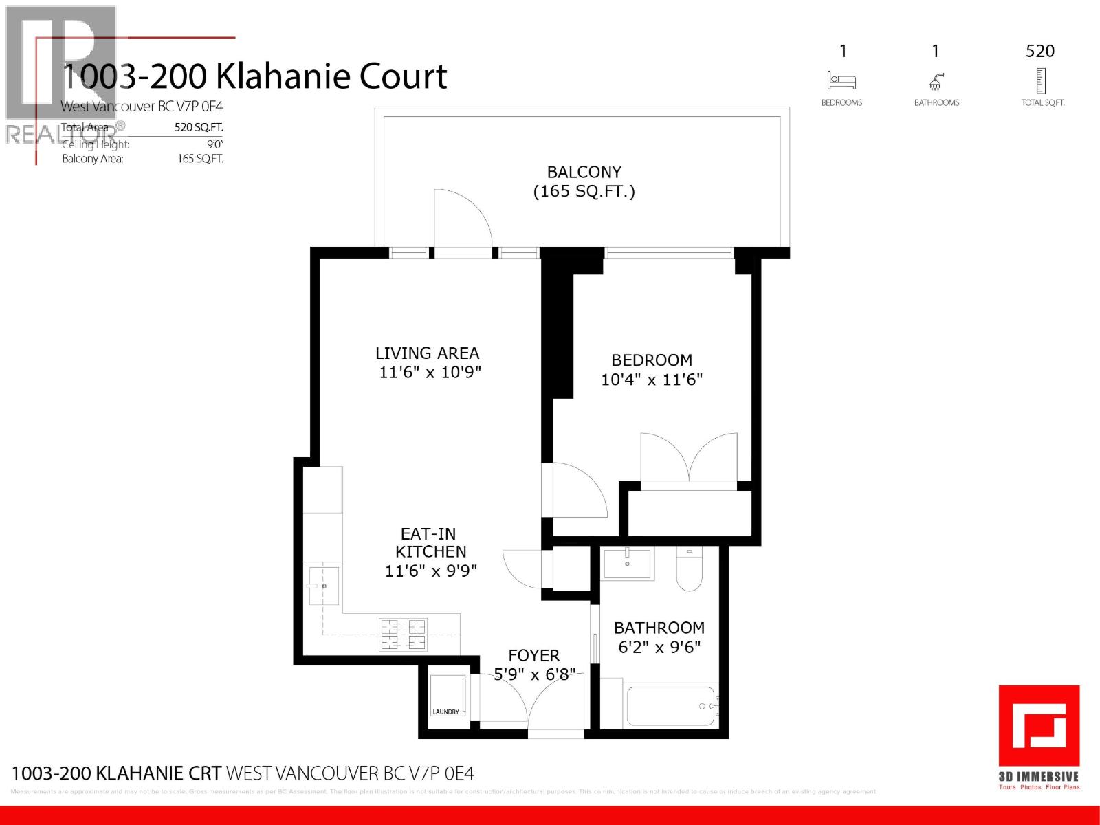 1003 200 Klahanie Court, West Vancouver, British Columbia  V7P 0E4 - Photo 33 - R3078146