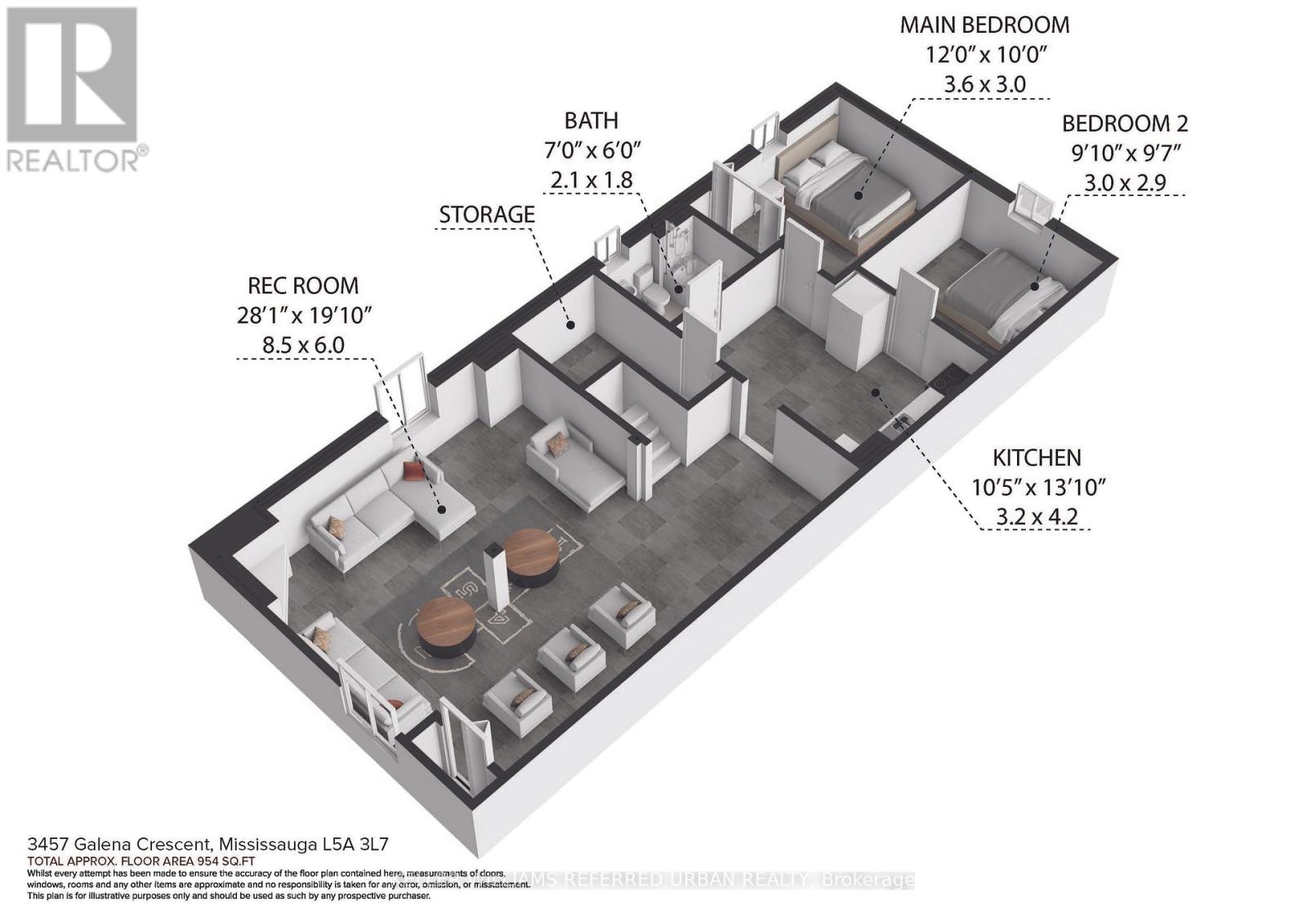 Bsmt - 3457 Galena Crescent, Mississauga, Ontario  L5A 3L7 - Photo 2 - W12687896