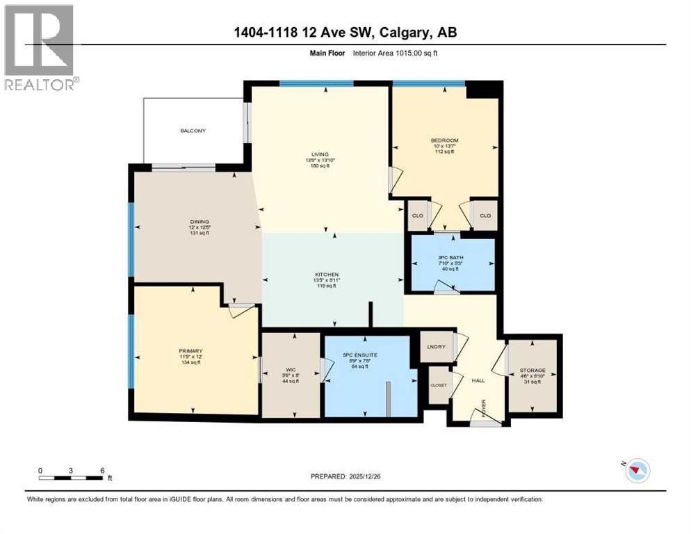 1404, 1118 12 Avenue Sw, Calgary, Alberta  T2R 0P4 - Photo 38 - A2276709