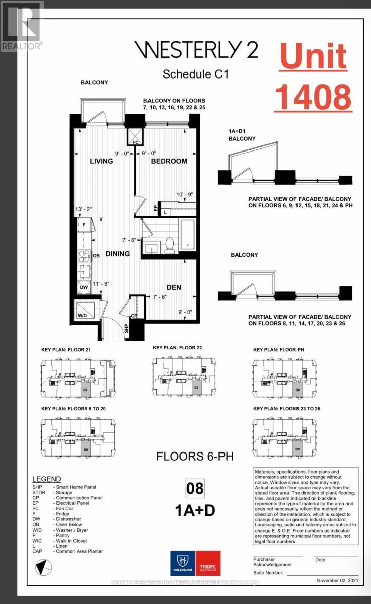 1408 - 60 Central Park Road, Toronto, Ontario  M9A 0E6 - Photo 17 - W12688458