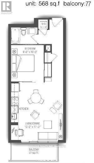 1107 - 160 Vanderhoof Avenue, Toronto, Ontario  M4G 0B7 - Photo 5 - C12691038