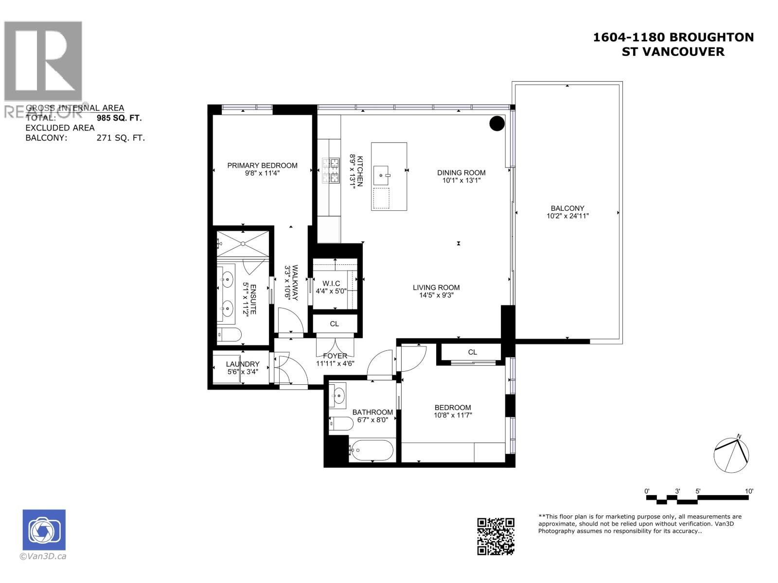 1604 1180 Broughton Street, Vancouver, British Columbia  V6G 2B1 - Photo 24 - R3078930