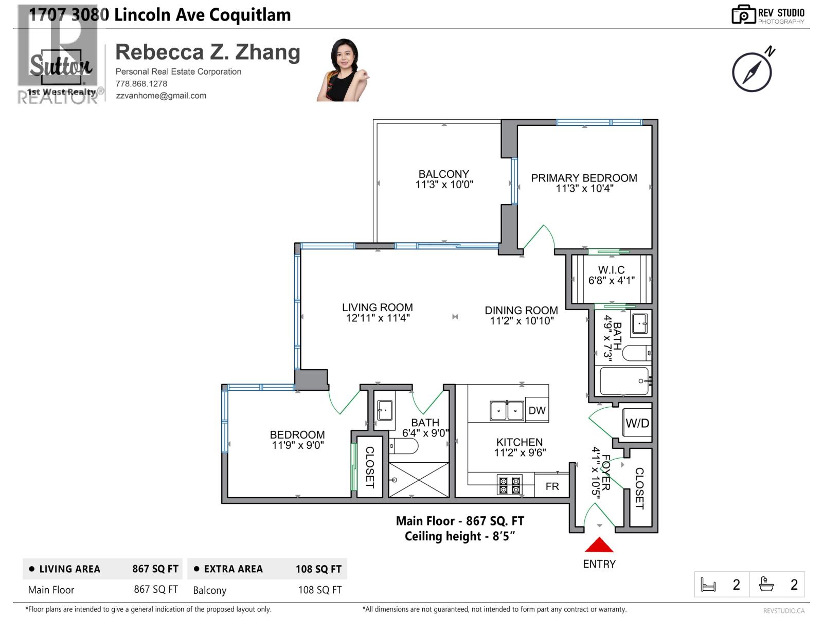 1707 3080 Lincoln Avenue, Coquitlam, British Columbia  V3B 0L9 - Photo 31 - R3078284