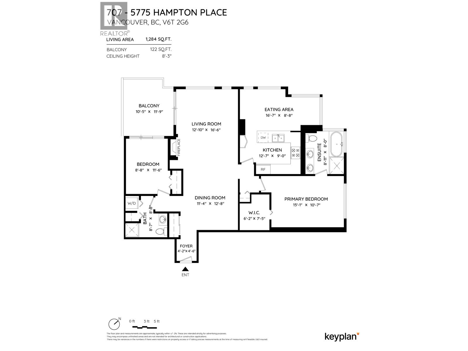707 5775 Hampton Place, Vancouver, British Columbia  V6T 2G6 - Photo 19 - R3078987