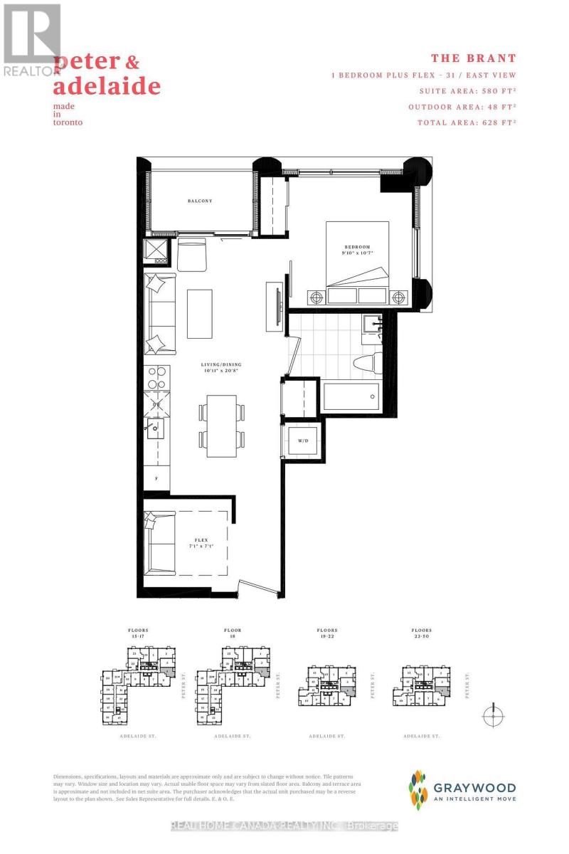 1803 - 108 Peter Street, Toronto (Waterfront Communities), Ontario  M5V 0W2 - Photo 22 - C12693884