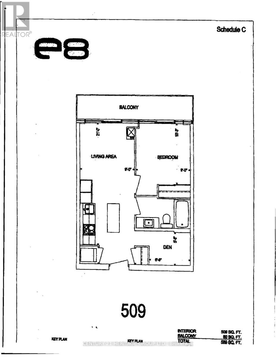 1409 - 8 Eglinton Avenue E, Toronto, Ontario  M4P 0C1 - Photo 2 - C12694544