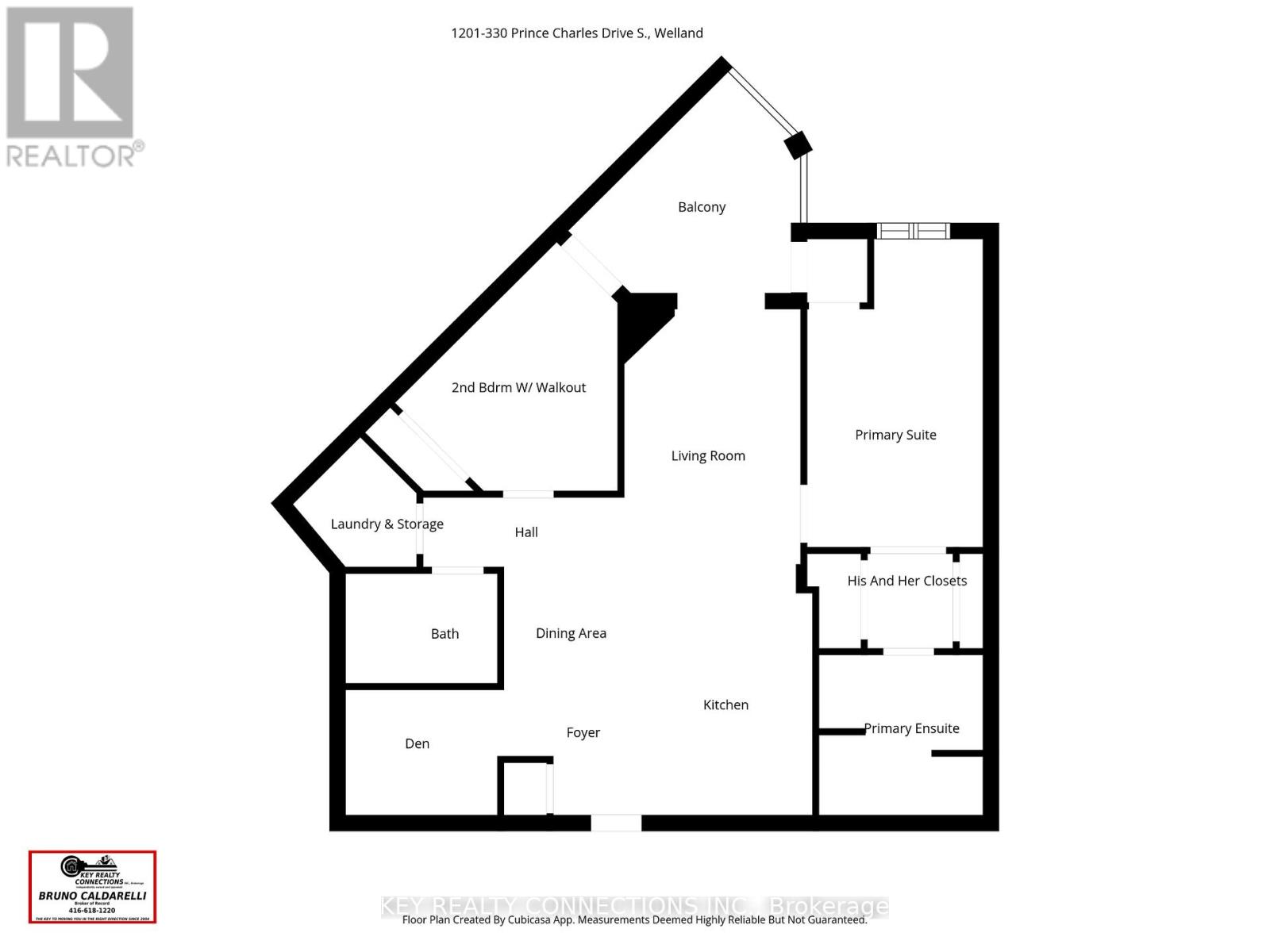 1201 - 330 Prince Charles Drive S, Welland, Ontario  L3C 7B3 - Photo 2 - X12694380