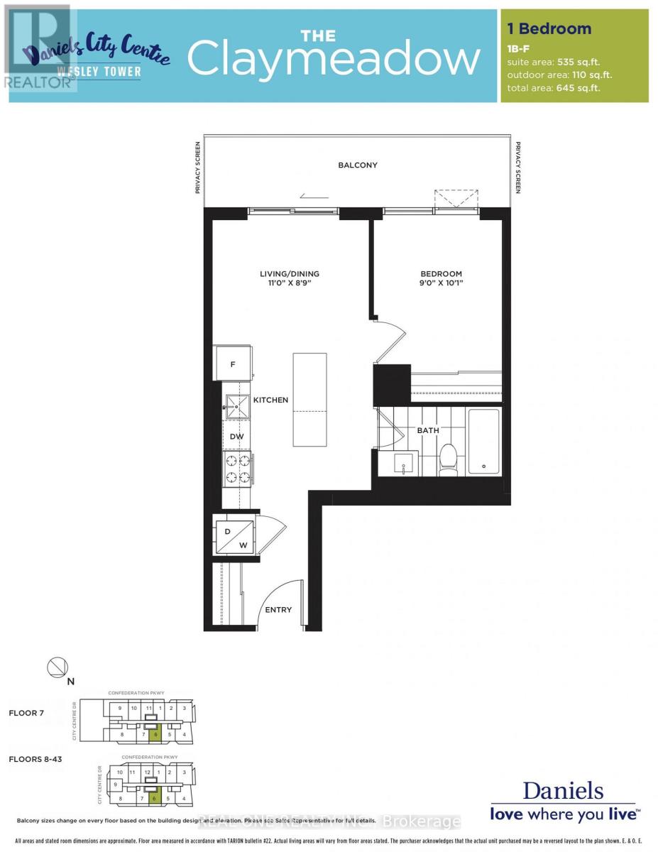 3306 - 4065 Confederation Parkway, Mississauga, Ontario  L5B 0L4 - Photo 2 - W12695886