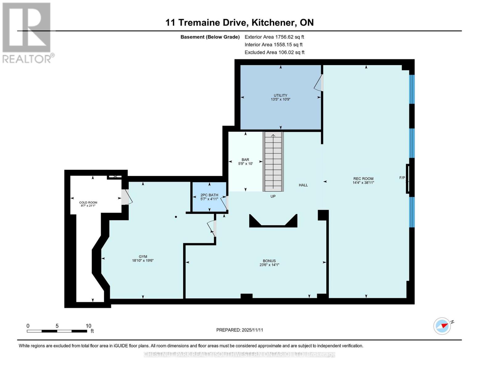 11 Tremaine Drive, Kitchener, Ontario  N2A 4L9 - Photo 44 - X12695856