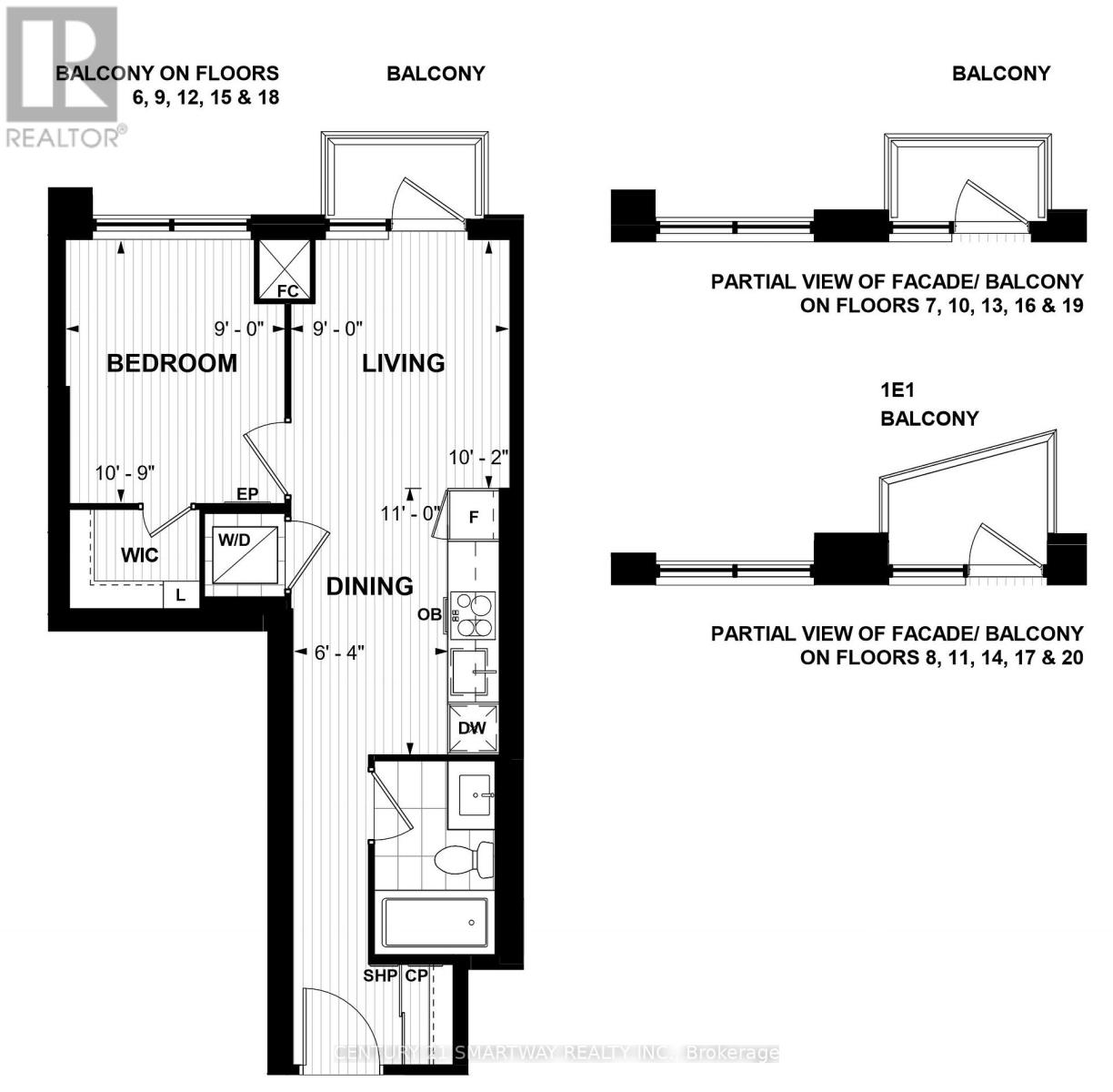 1303 - 60 Central Park Roadway, Toronto, Ontario  M9A 0E6 - Photo 27 - W12691288