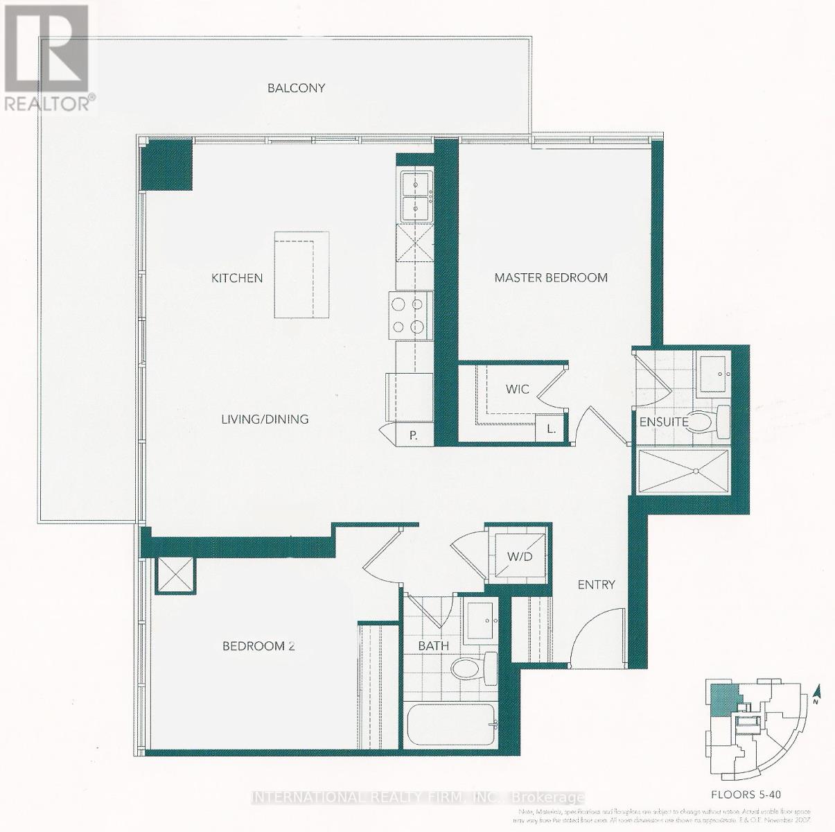 3604 - 2230 Lake Shore Boulevard W, Toronto, Ontario  M8V 0B2 - Photo 14 - W12697374