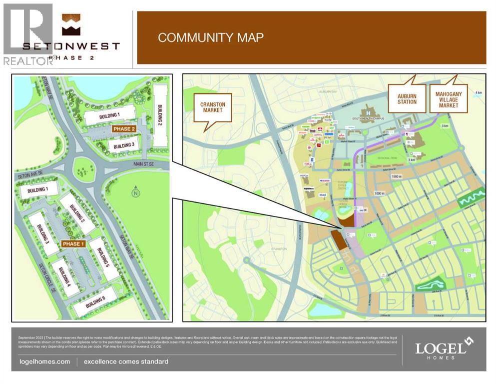 2201, 3700 Seton Avenue Se, Calgary, Alberta  T3H 2P5 - Photo 2 - A2279273