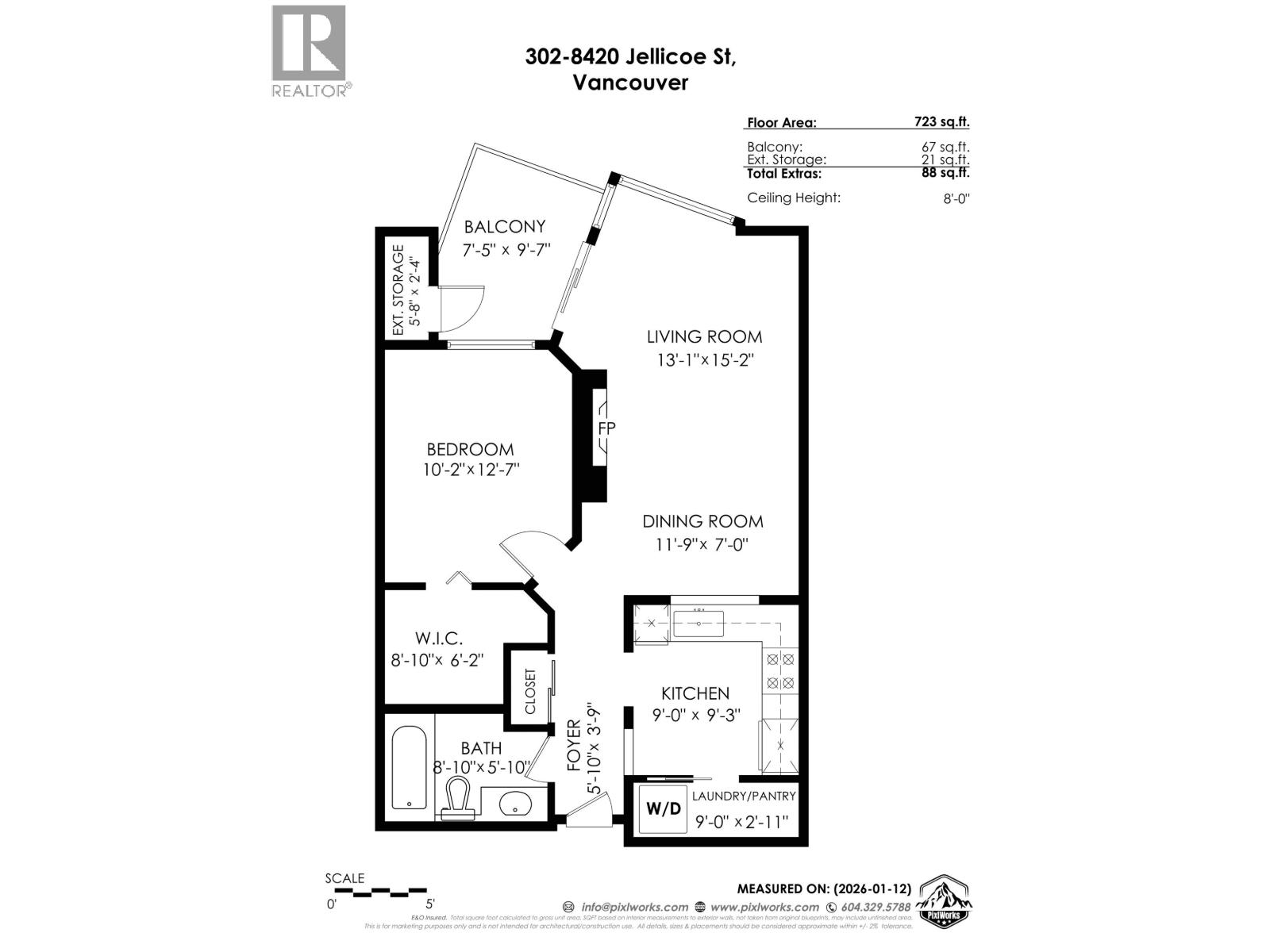 302 8420 Jellicoe Street, Vancouver, British Columbia  V5S 4T1 - Photo 22 - R3079399