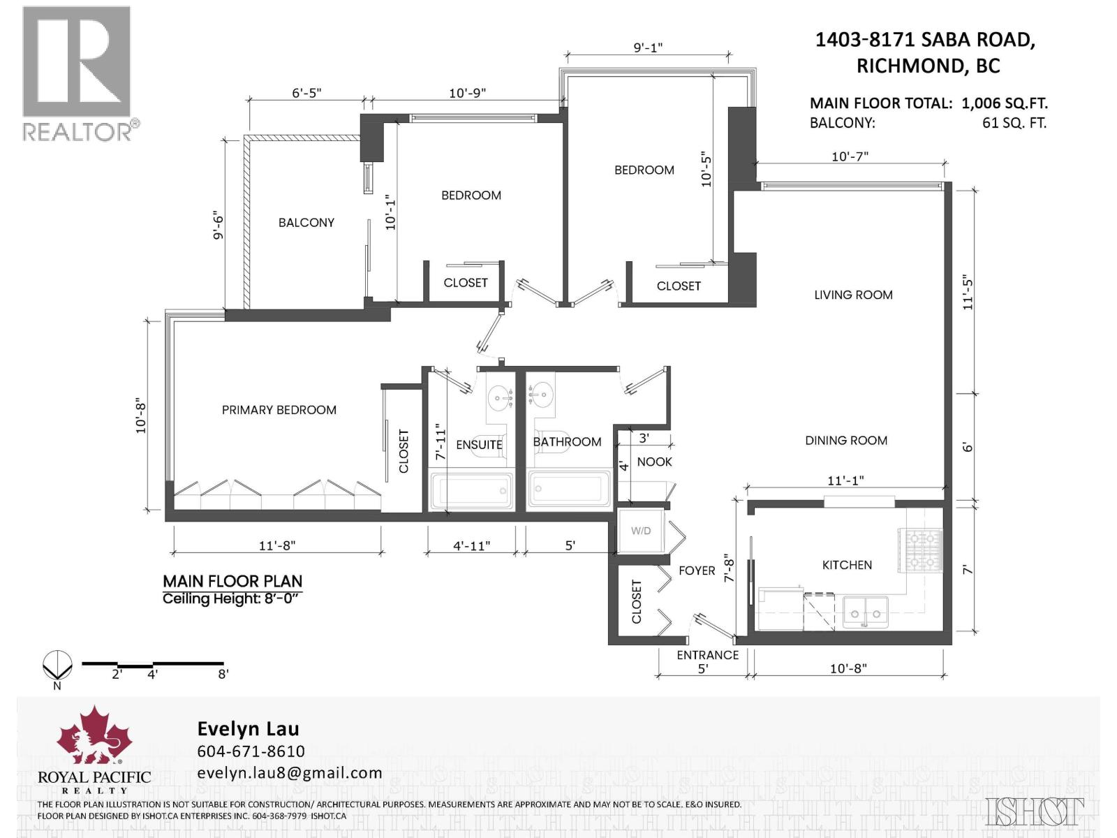 1403 8171 Saba Road, Richmond, British Columbia  V6Y 4B3 - Photo 4 - R3075365