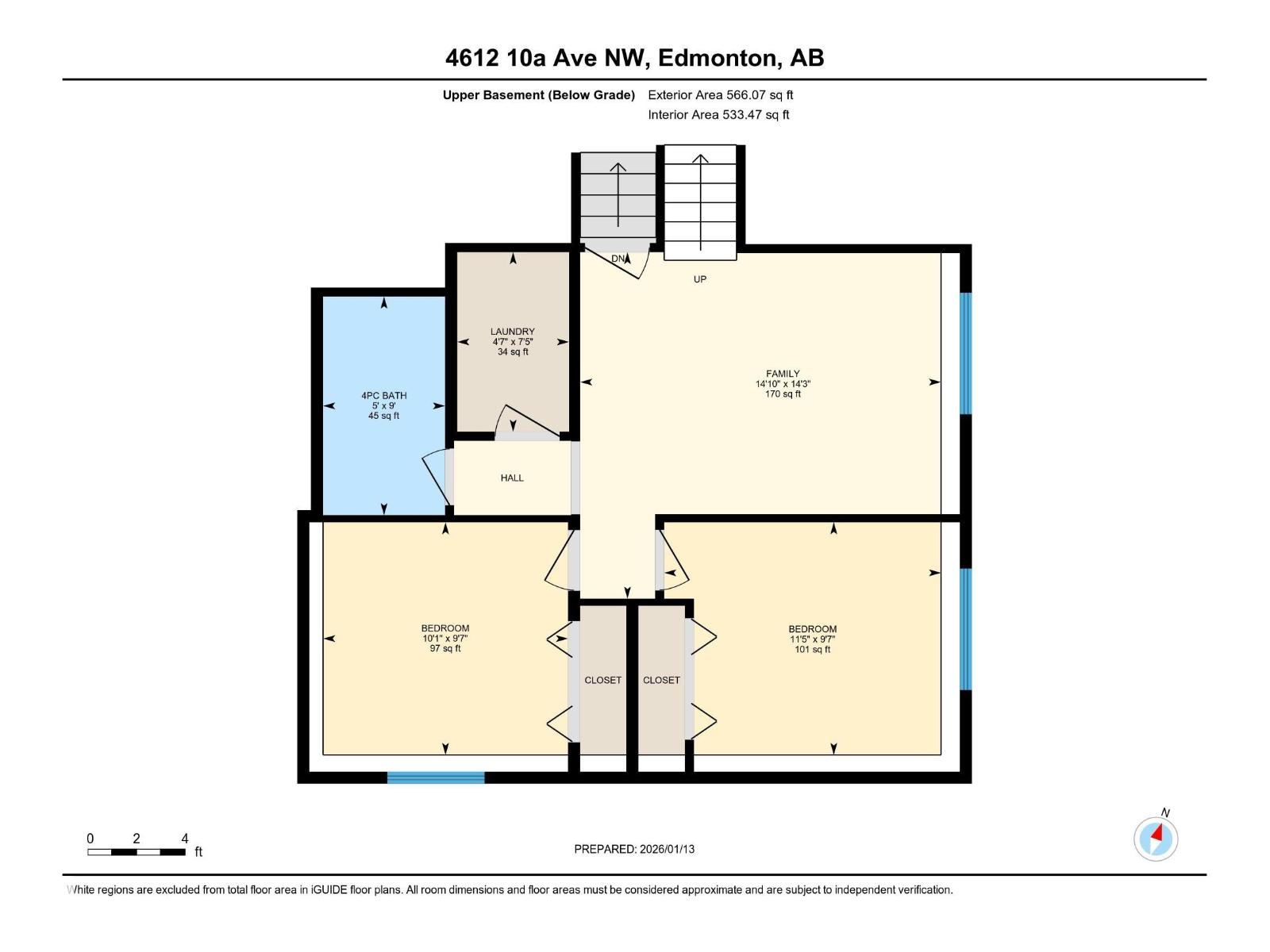 4612 10a Av Nw, Edmonton, Alberta  T6L 4A6 - Photo 48 - E4470084