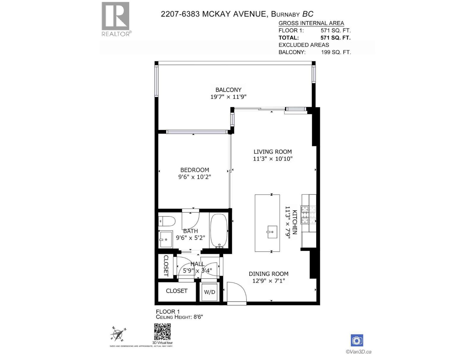 2207 6383 Mckay Avenue, Burnaby, British Columbia  V5H 0H8 - Photo 25 - R3078549