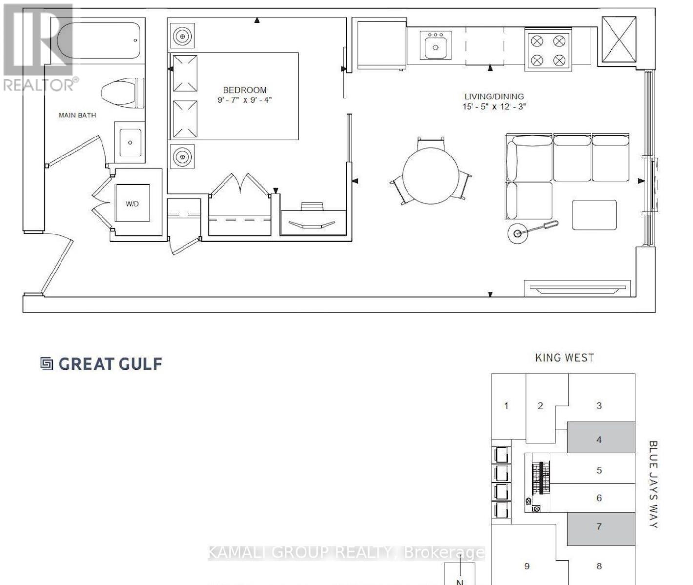 3707 - 357 King Street W, Toronto, Ontario  M5V 0S7 - Photo 2 - C12701280