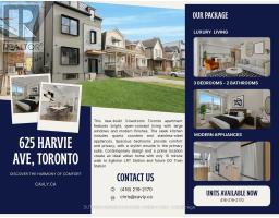 01 - 625 HARVIE AVENUE, Toronto, Ontario