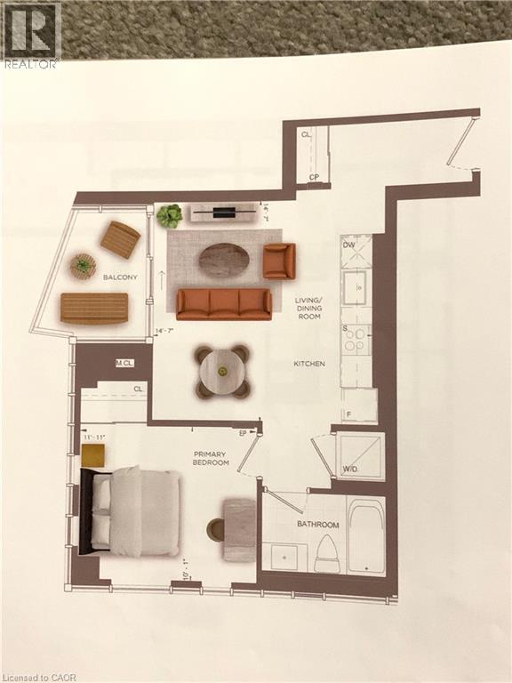 25 Wellington Street S Unit# 1003, Kitchener, Ontario  N2G 0G5 - Photo 3 - 40798391