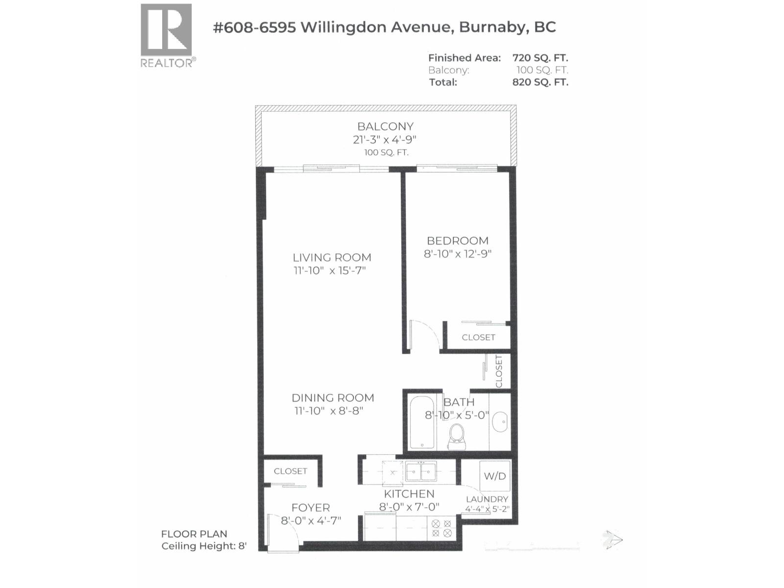 608 6595 Willingdon Avenue, Burnaby, British Columbia  V5H 4E5 - Photo 19 - R3076774