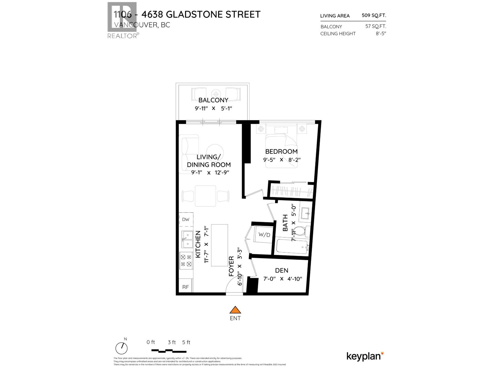 1106 4638 Gladstone Street, Vancouver, British Columbia  V5N 0G5 - Photo 2 - R3080431