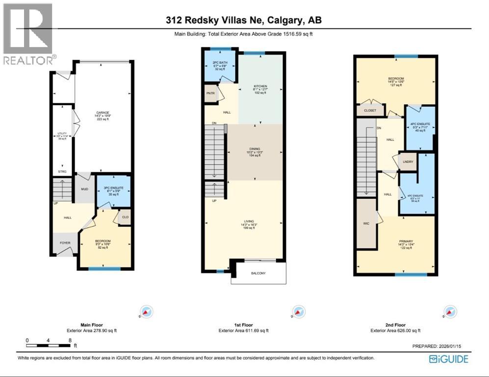 312 Red Sky Villas Ne, Calgary, Alberta  T3N 2M2 - Photo 44 - A2279322
